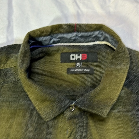 DH3 Men’s Long Sleeve Button Shirt Size 2XL - Picture 2 of 8